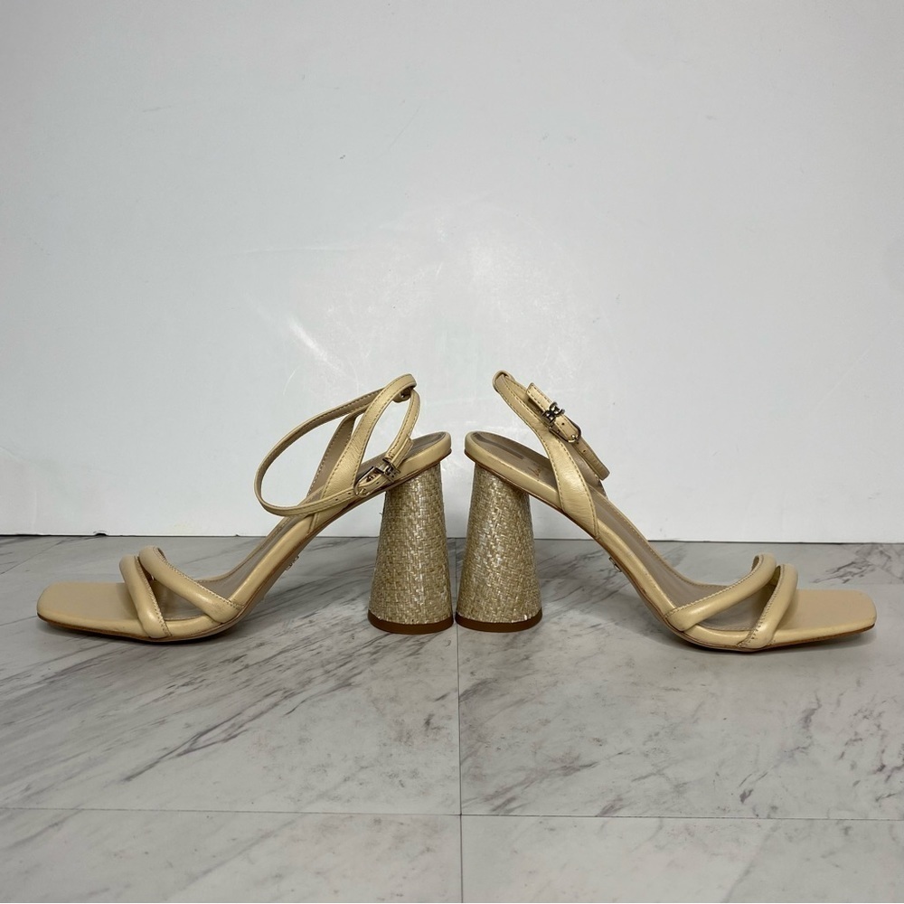 Sam Edelman Kia Yellow Block Heel Sandal 9M - Picture 7 of 15